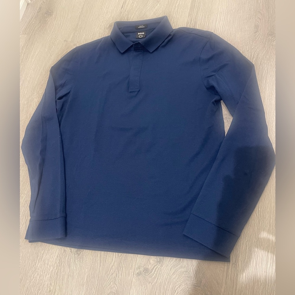 Boss Dark Blue Polo Shirt